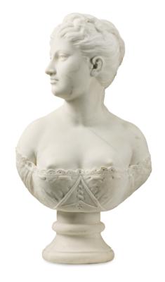 A Bust of a Young Lady, - Mobili; oggetti d'antiquariato; vetro e porcellana