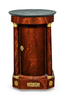 An Empire Cylinder Cabinet, - Furniture; works of art; glass and porcelain