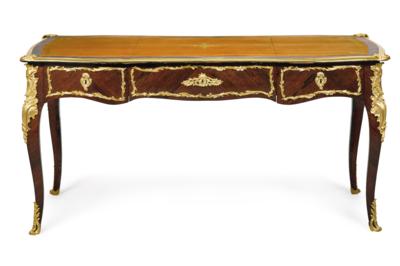 A French Writing Desk, - Furniture; works of art; glass and porcelain