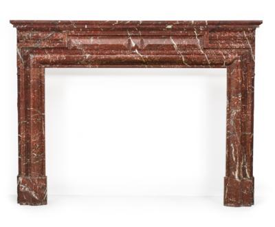 A Large Fireplace Surround, - Furniture; works of art; glass and porcelain