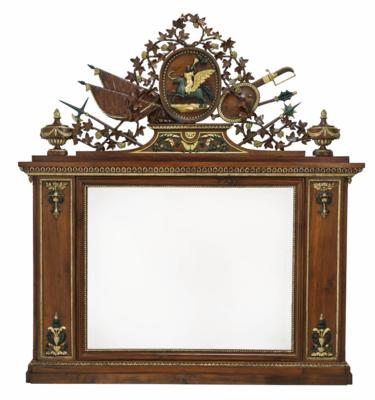 A Large Wall Mirror, - Mobili; oggetti d'antiquariato; vetro e porcellana