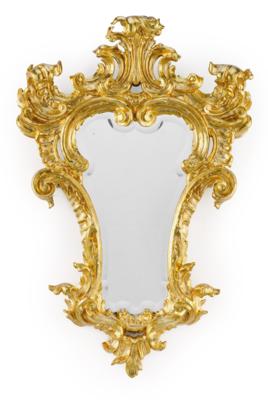 A Rococo Wall Mirror from Italy, - Mobili; oggetti d'antiquariato; vetro e porcellana