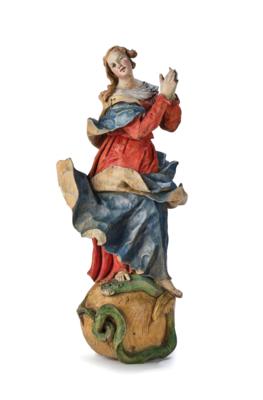 Attributed to Josef Matthias Götz (Bamberg? 1696-1760 Munich), Saint Mary Immaculate, - Mobili; oggetti d'antiquariato; vetro e porcellana