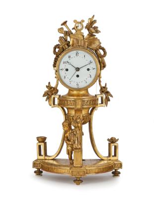 A Josephinian Commode Clock, - Nábytek; starožitnosti; sklo a porcelán