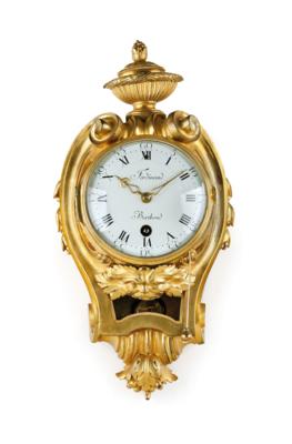 A Small Louis XVI Ormolu Cartel Clock, “Ferdinand Berthoud”, - Furniture; works of art; glass and porcelain