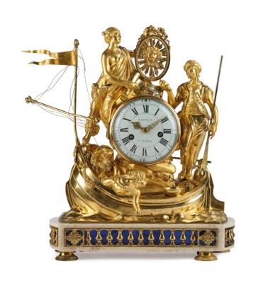 Louis XVI Ormolu Kaminuhr “TATTET A PARIS”, - Möbel; Antiquitäten; Glas und Porzellan