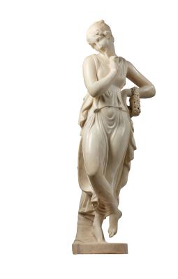 After Antonio Canova - Dancer with Finger on Chin, - Furniture; works of art; glass and porcelain