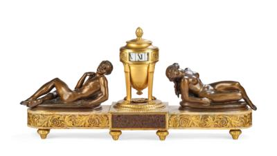Neoklassizismus Kaminuhr “Ferdinand Winkler”, - Möbel; Antiquitäten; Glas und Porzellan