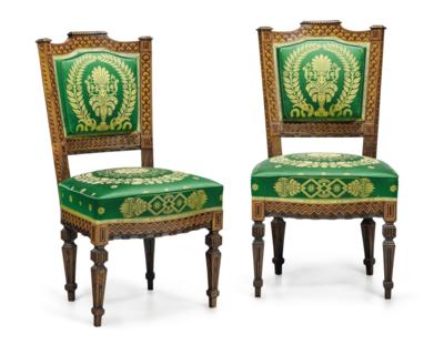 A Pair of Chairs, - Mobili; oggetti d'antiquariato; vetro e porcellana