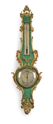 A Rococo Wall Barometer “Lerebours à Paris”, - Mobili; oggetti d'antiquariato; vetro e porcellana