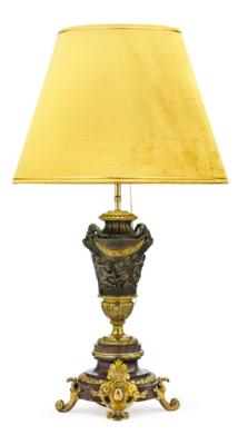 A Table Lamp, - Furniture; works of art; glass and porcelain