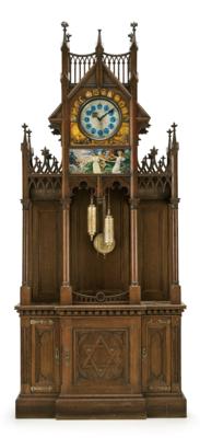 An Unusual Historicist Longcase Clock, - Nábytek; starožitnosti; sklo a porcelán