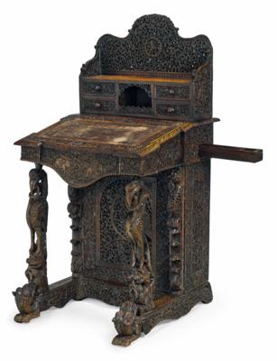 An Unusual Anglo-Indian Writing Cabinet, - Furniture; works of art; glass and porcelain