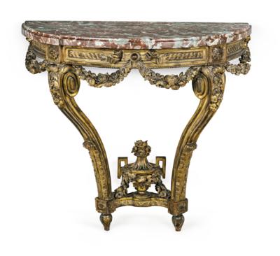 A Console Table, - Nábytek; starožitnosti; sklo a porcelán