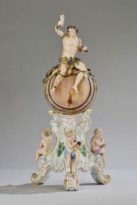 Bacchus Sitting on a Barrel, Meissen, Second Half of the 19th Century, - A Styrian Collection I