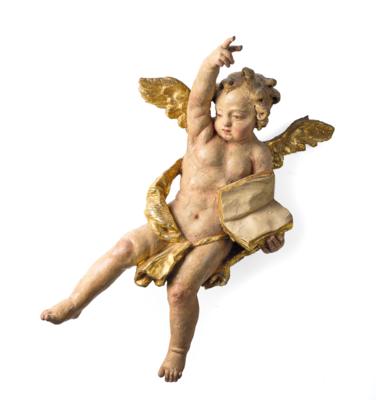 Barocker Putto mit Buch, - Eine Steirische Sammlung  I