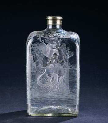A Brandy Bottle with Mythological Scene (Perseus Rescuing Andromeda), - Štýrska Sbírka I