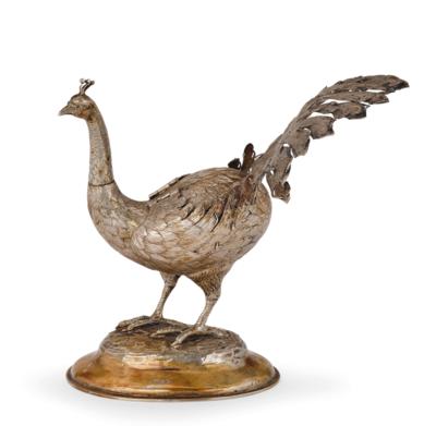 A Vessel in the Form of a Peacock, from Germany, - Una Collezione dalla Stiria I