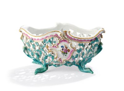 A Lattice Basket, Meissen c. 1770, - Una Collezione dalla Stiria I