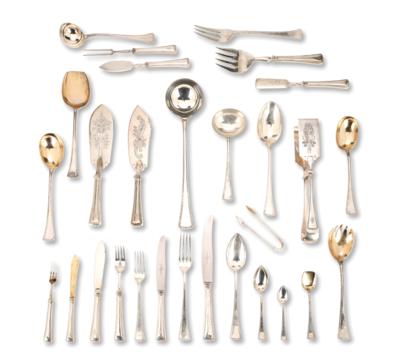 J. C. Klinkosch - a Cutlery Set for 12 Persons from Vienna, - Štýrska Sbírka I