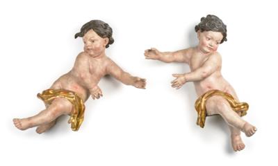 A Pair of Baroque Angels, - A Styrian Collection I