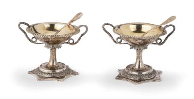 A Pair of Biedermeier Spice Bowls, - A Styrian Collection I