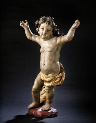 A Putto Standing with Raised Arms, - Štýrska Sbírka I