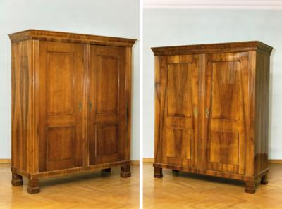 Two Biedermeier Cabinets of Slightly Different Size, - Štýrska Sbírka II