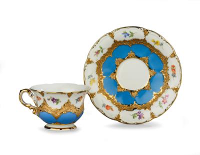 A Mocha Cup with Saucer, Meissen 1969, - Štýrska Sbírka II