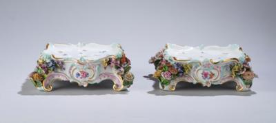 A Pair of Bases, Meissen, Second Half of the 19th Century, - Štýrska Sbírka II