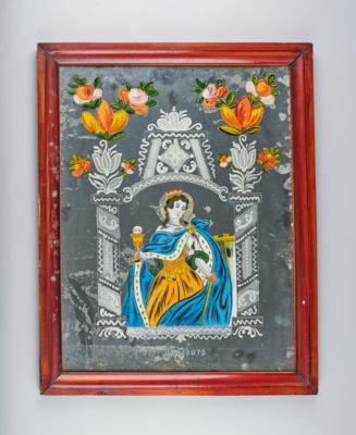 A Mirror with Reverse Glass Painting, - Una Collezione dalla Stiria II