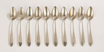 Ten Austrian Tea Spoons, - Una Collezione dalla Stiria II