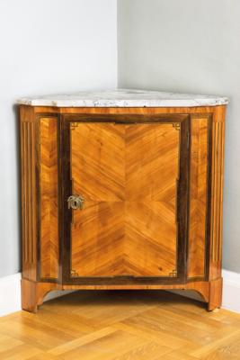 A Corner Cabinet in Louis XVI Style, - A Viennese Collection