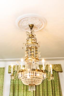 A Glass Chandelier in Josephinian Style, - A Viennese Collection