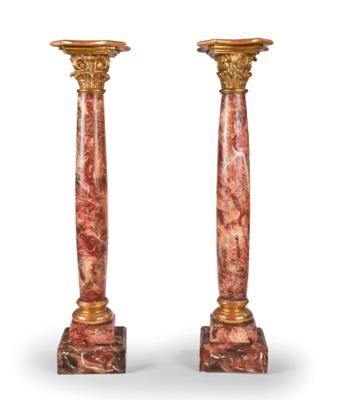 A Pair of Baroque Altar Columns, - Vídeňská Sbírka