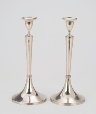 A Pair of Empire Candleholders, - Una Collezione Viennese