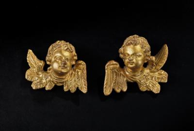 A Pair of Small Winged Angel’s Heads, - Vídeňská Sbírka