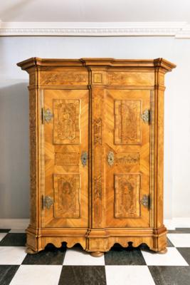 A Provincial Baroque Hall Cupboard, - A Viennese Collection
