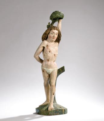 A Late Gothic Saint Sebastian, - A Viennese Collection