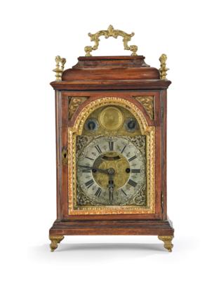 A Baroque Bracket Clock (Stockuhr) "Holtzmann in Wienn", - Una Collezione Viennese