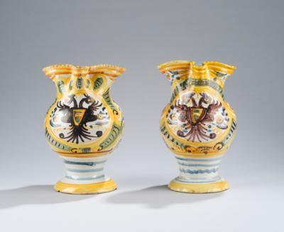 2 Schnabelkrüge mit Doppeladler, Pesaro, Anf. 19. Jh., - Eine Steirische Sammlung  III
