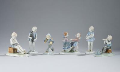 Sechs verschiedene Kinderfiguren, - Una Collezione dalla Stiria III