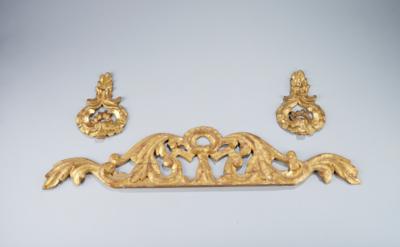 Supraporte und zwei kleine Ornamente, - Una Collezione dalla Stiria III