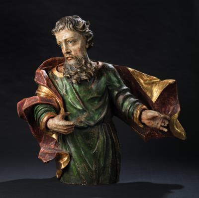 A Baroque Bust of a Saint, - Furniture, Works of Art, Glass & Porcelain