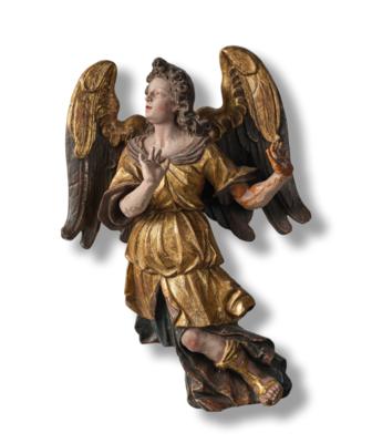 A Baroque Flying Angel, - Mobili e anitiquariato, vetri e porcellane