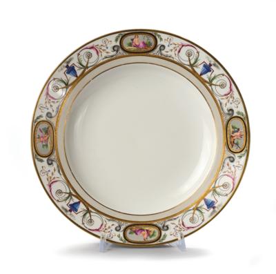 A Design Plate, Imperial Manufactory, Vienna 1792, - Nábytek, starožitnosti, sklo a porcelán