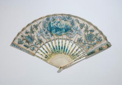 A Folding Fan, Germany, c. 1770, - Mobili e anitiquariato, vetri e porcellane