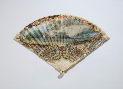 A Folding Fan, France c. 1740, - Furniture, Works of Art, Glass & Porcelain