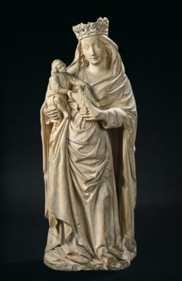 A Gothic Madonna and Child, - Furniture, Works of Art, Glass & Porcelain