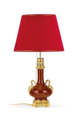 A Large Table Lamp, - Furniture, Works of Art, Glass & Porcelain